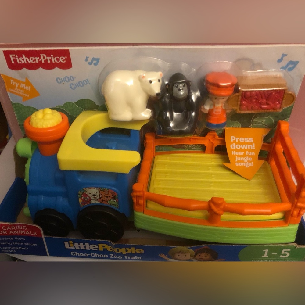 Fisher-Price Little People Toddler‎ Toy Train Choo-Choo Zoo with Music Sounds